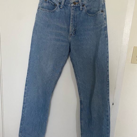Wrangler Vintage Jeans High Waisted Blue Denim - Picture 3 of 7